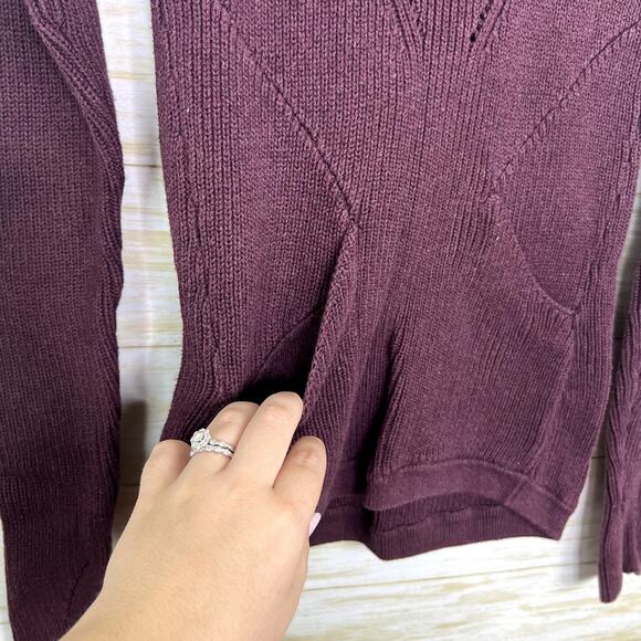 Lululemon The Sweater The Better Knit Sweater Heathered Bordeaux Drama - Picture 6 of 8